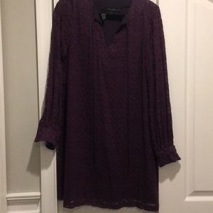Purple boho dress, A Pea in the Pod Collection szM